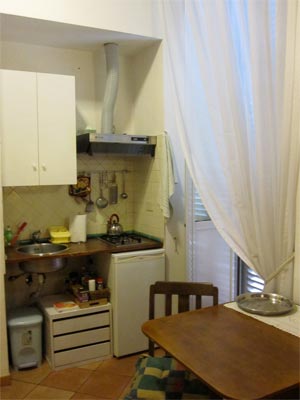 bebangeletti.it - la mini cucina del miniappartamento